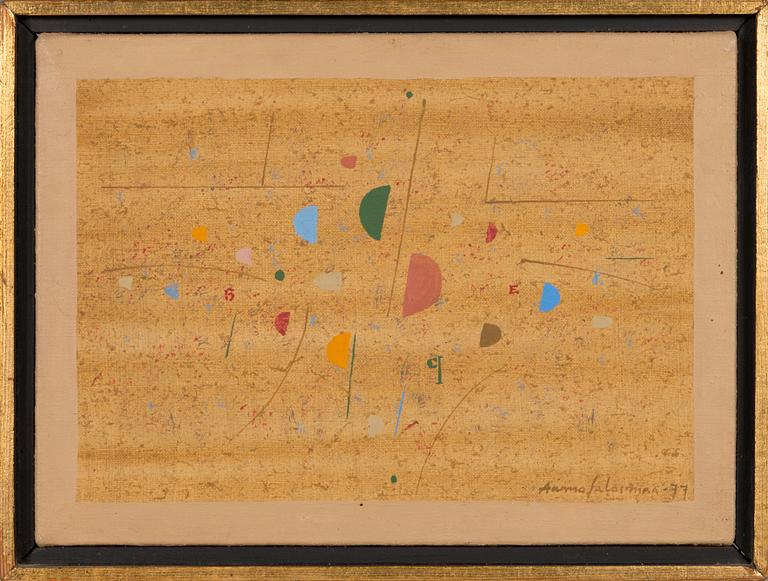 Aarno Salosmaa, oil on canvas, signed and dated -77.