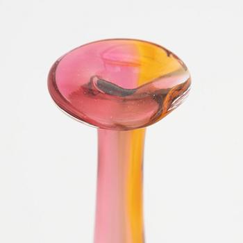Kjell Engman, vaser, 2 st, glas, "Fidji", Kosta Boda.