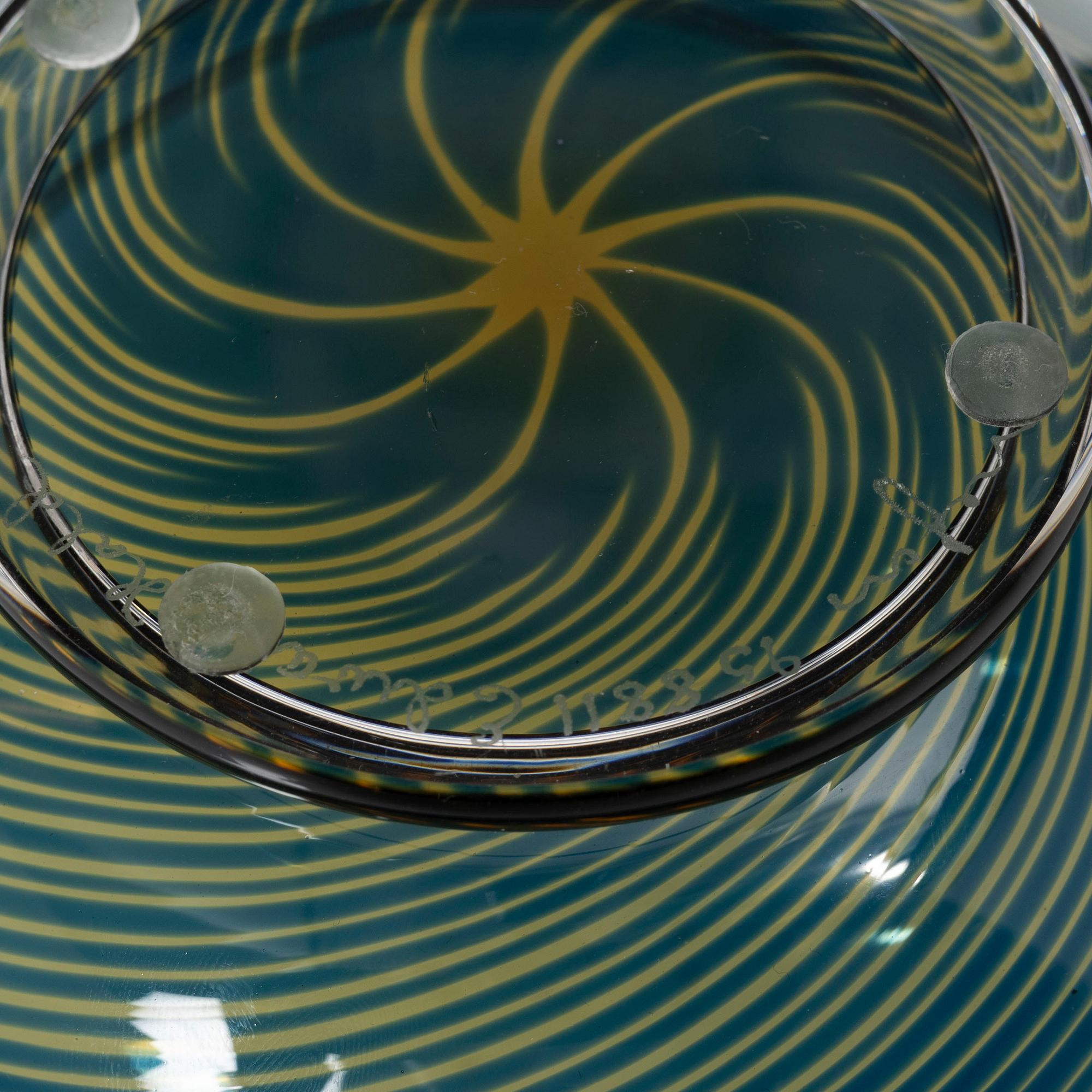 Edward Hald, skål "Slipgraal", Orrefors.