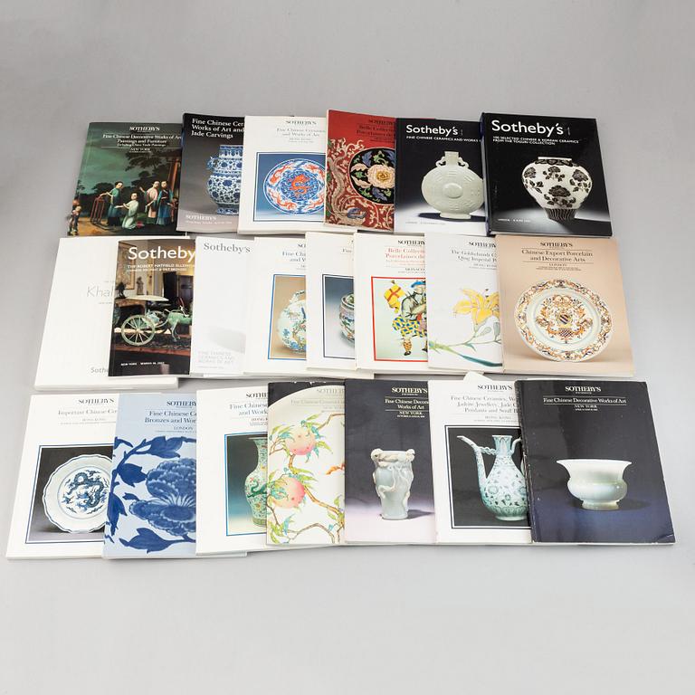 A group of 21 Sotheby's auction catalogues, 1984-2014.