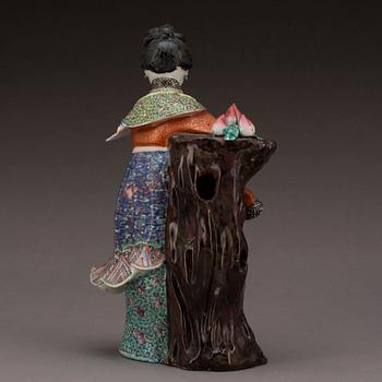 FIGURIN, porslin, Kina, 1800/1900-tal.