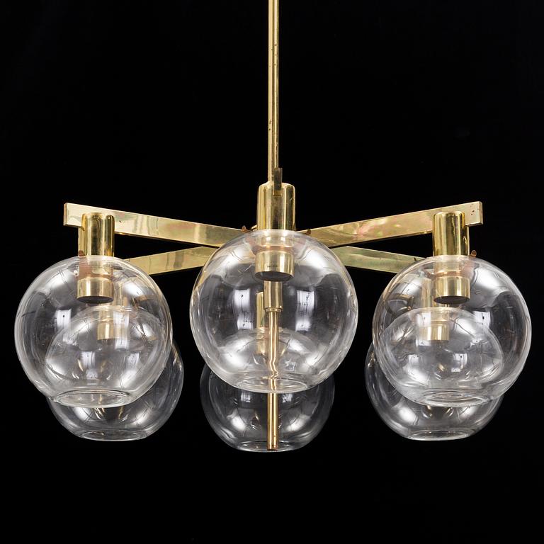 HANS-AGNE JAKOBSSON, ceiling lamp, model T 348/5. Signed with label.