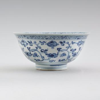 SKÅL, porslin, Kina, Ming, 1500-tal.