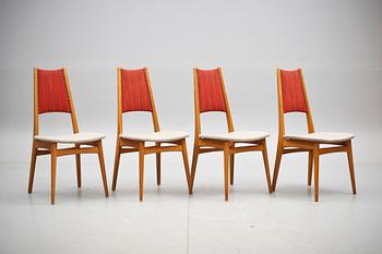 MATBORD, Bertil Fridhagen, Bodafors samt STOLAR, 4 st, 1900-talets andra hälft.