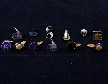 PARTI SMYCKEN, 9 delar, bl a silver.