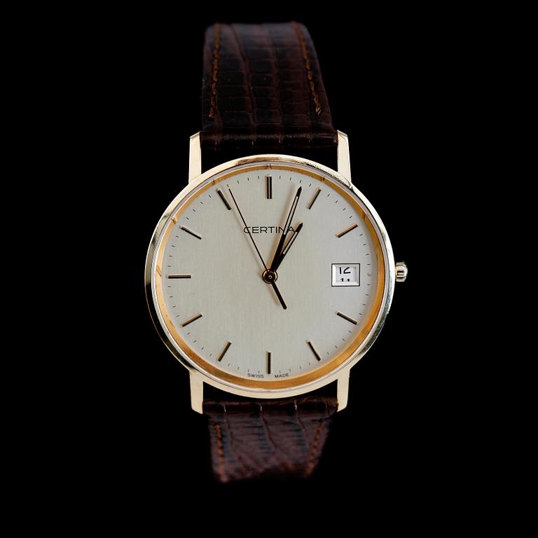 ARMBANDSUR, 14K guld, Certina, 1990-tal.