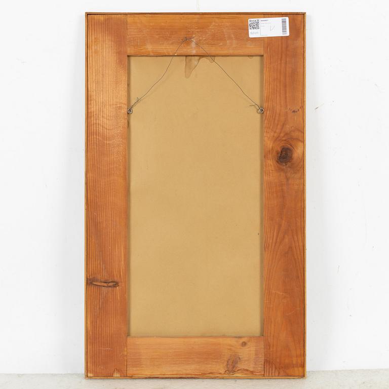 Mirror, second half of the 20th century, Glass & Wood.