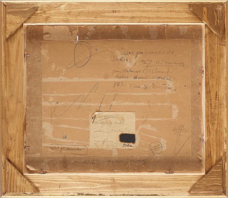 Helmer Osslund, Mullfjället i höstskrud, motiv från jämtlandsfjällen.