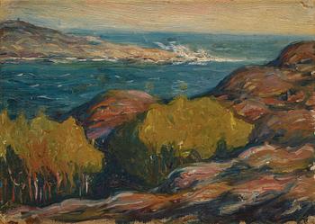 845. Olof Sager-Nelson, Coastal View.