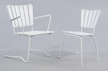 TRÄDGÅRDSGRUPP, 5 delar, 1900-talets andra hälft.