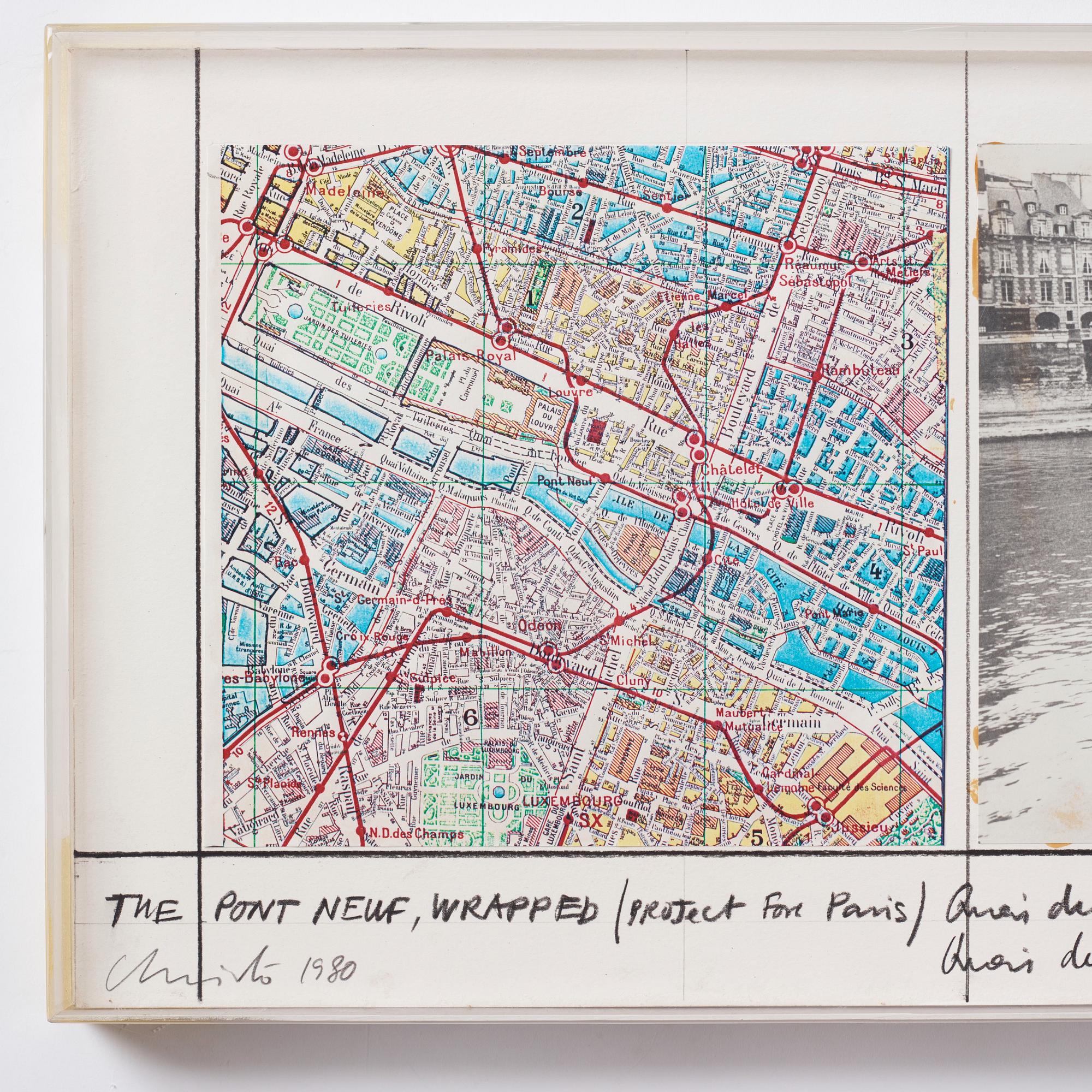 Christo Vladimirov Javacheff, "The Pont Neuf, Wrapped (Project for Paris)".