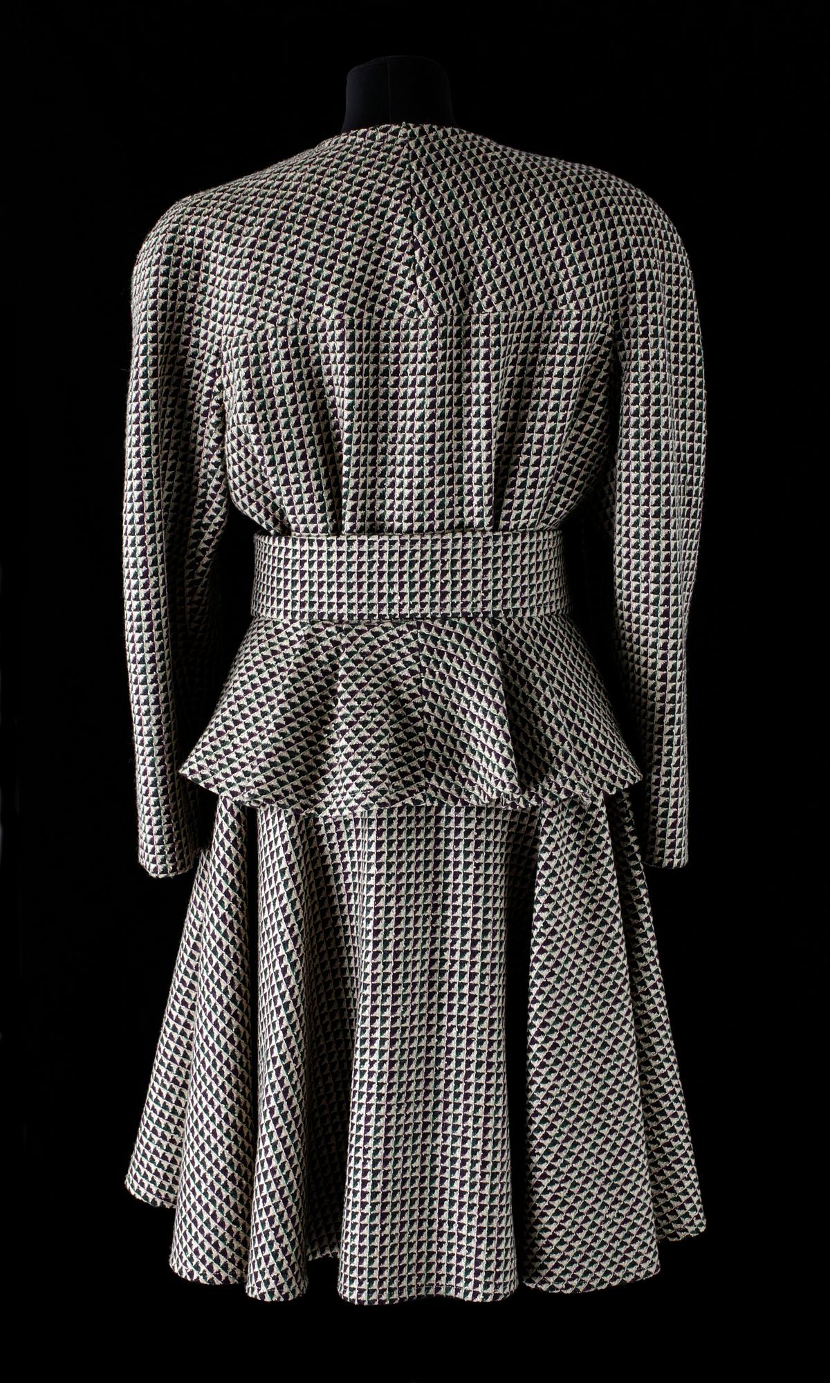 LANVIN, dräkt, 1980-tal.