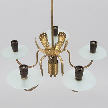 Paavo Tynell, A '9030' chandelier for Taito. Made to order 1950.