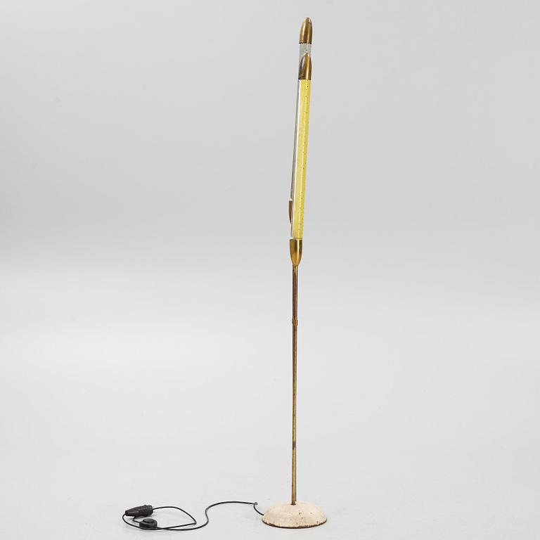 Ernest Igl, floor lamp, "Pfeifenstopfer", Hillebrand Leuchtenfabrik, Germany 1950s.