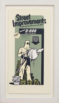 D*FACE, aka DEAN STOCKTON, serigraphe, signed and numbered 26/150.