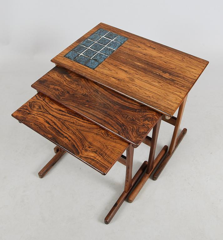 SATSBORD, 3 delar, 1960-/70-tal.