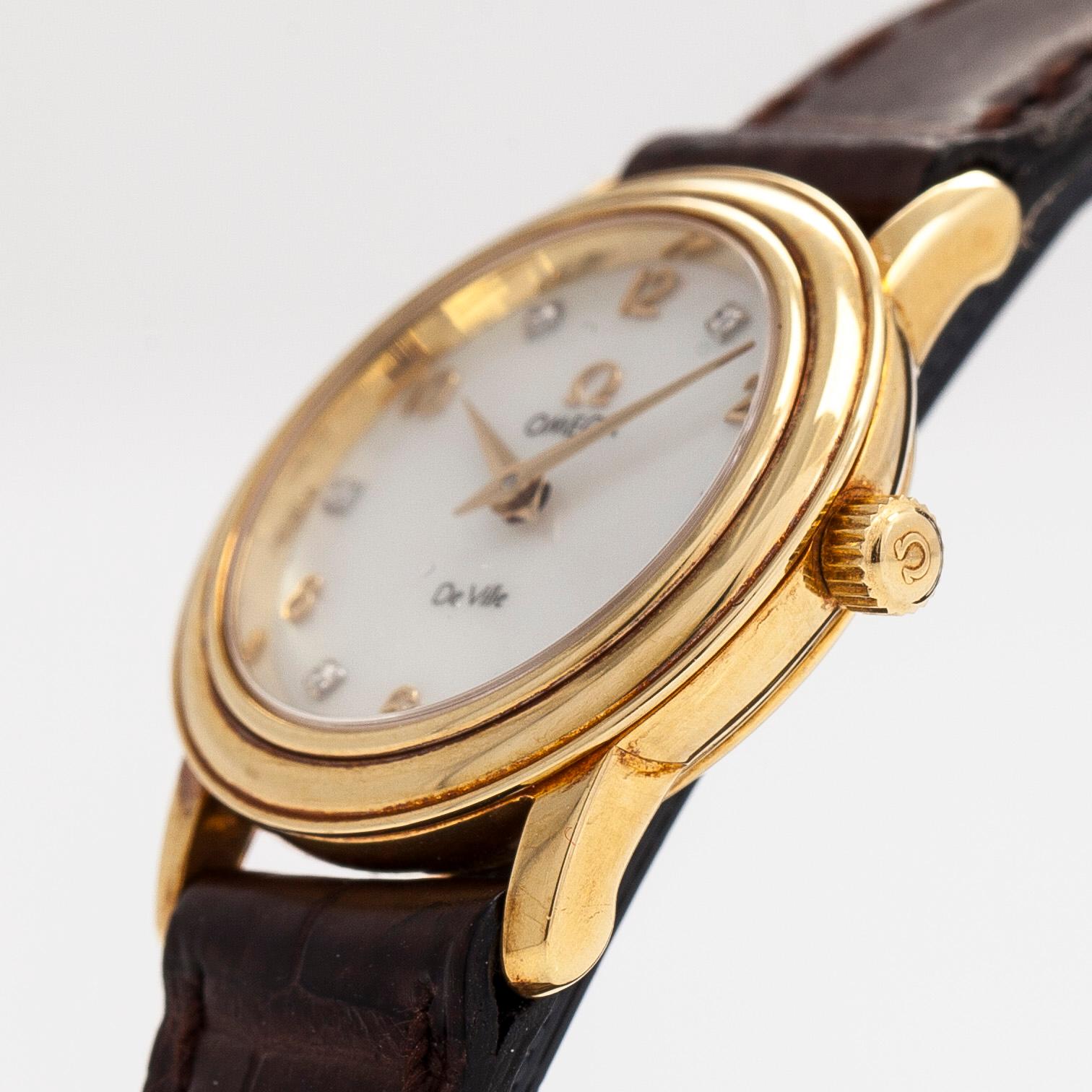 Omega, De Ville Prestige, rannekello, 22 mm.