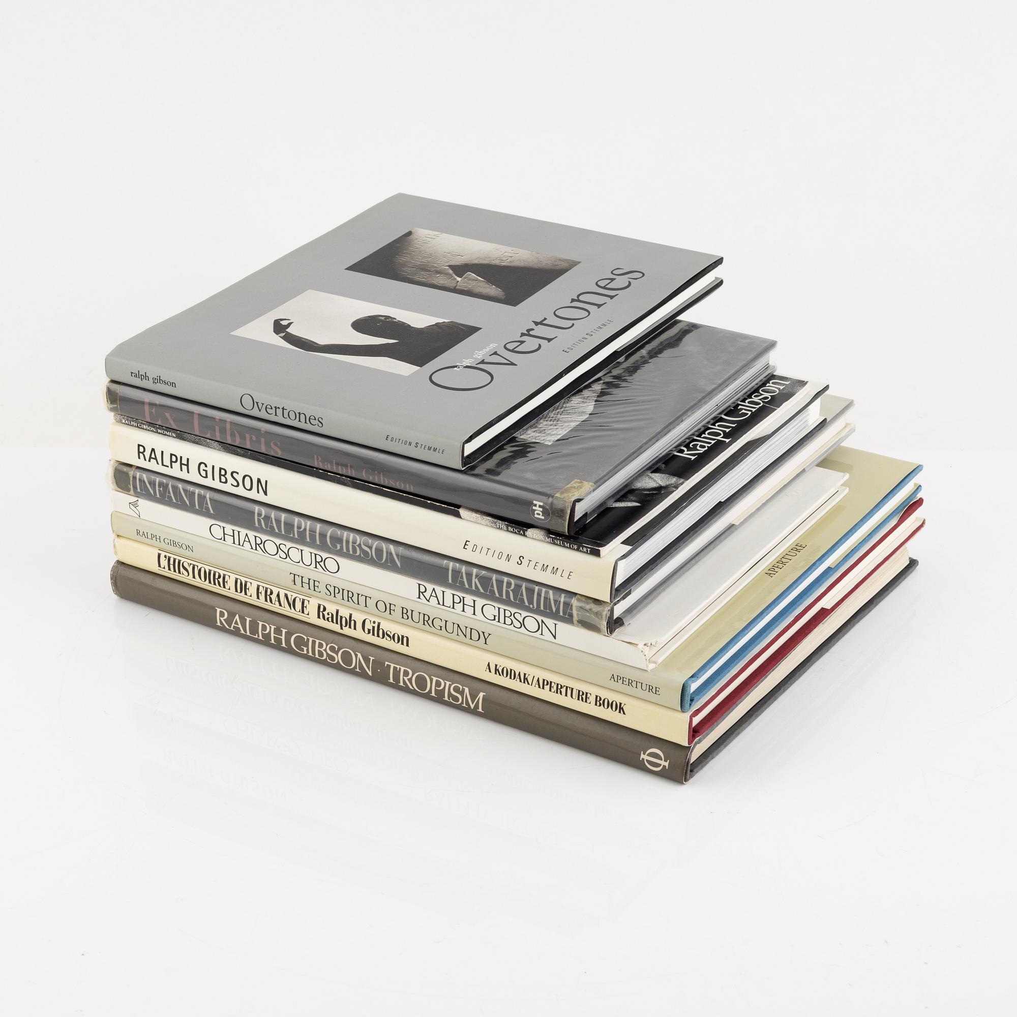 Ralph Gibson, photo books, nine volumes. - Bukowskis