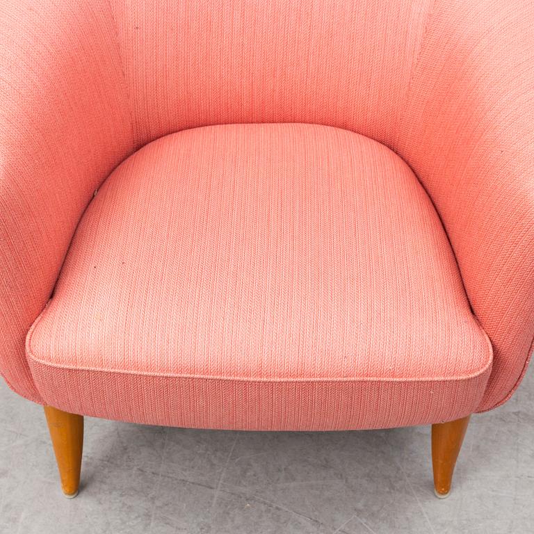 A 'Lilla Eva' easy chair by Kerstin Hörlin-Holmqvist for Nordiska Kompaniet.