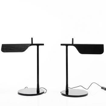Table lamps, a pair, "Tab T", Flos.