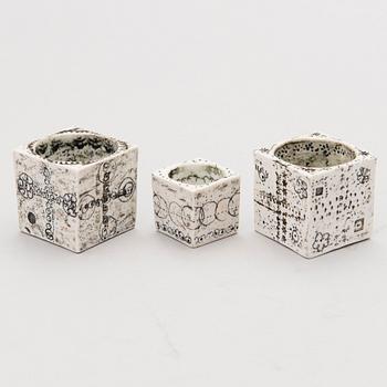 RUT BRYK, mausteikkoja, 3 kpl, kivitavaraa, signeerattu Bryk.