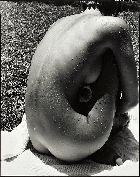 Denis Piel, "Jen Yarrow, Sunbath I, Mustique, West Indies", 1982.