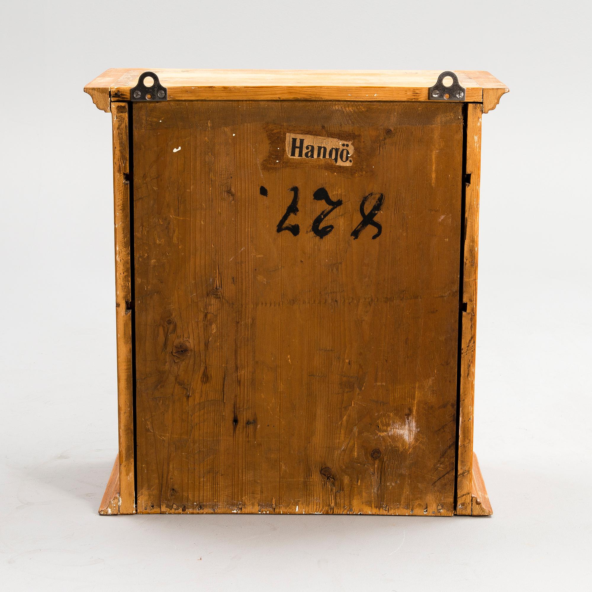 A WALL CABINET, 19th century.