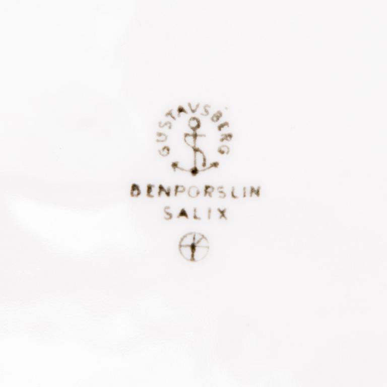 STIG LINDBERG, kaffeservis, 20 delar, porslin, "Salix", Gustavsberg, 1960-tal.