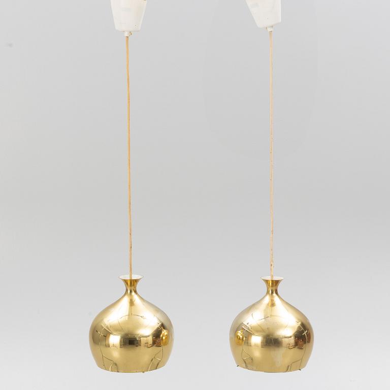 Helge Zimdal, Ltaklampor, 2 st, ”Löken”, 1970-tal.