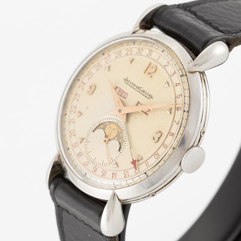 Jaeger-LeCoultre, "Triple Swedish Calendar Moonphase", armbandsur, 35 mm.