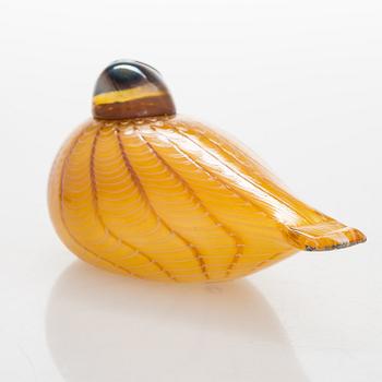 OIVA TOIKKA, Glass bird year 1996, signed  O. Toikka, Nuutajärvi.
