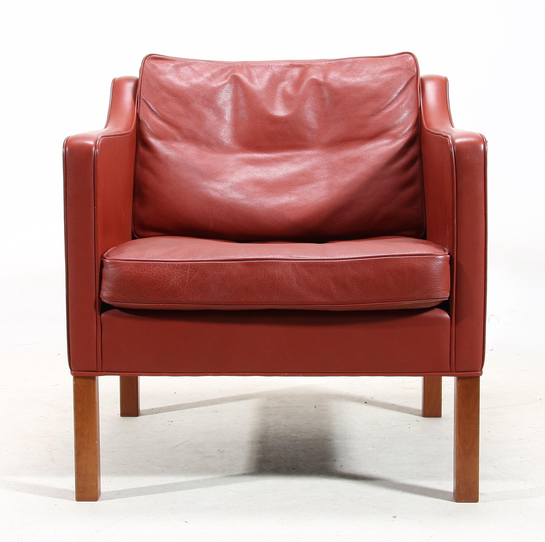 FÅTÖLJ,  Börge Mogensen, Fredericia stolefabrik, Danmark.