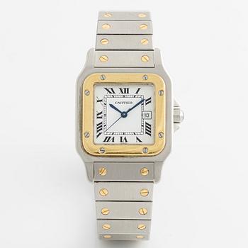 Cartier, Santos, armbandsur, 29 x 29 (41) mm.