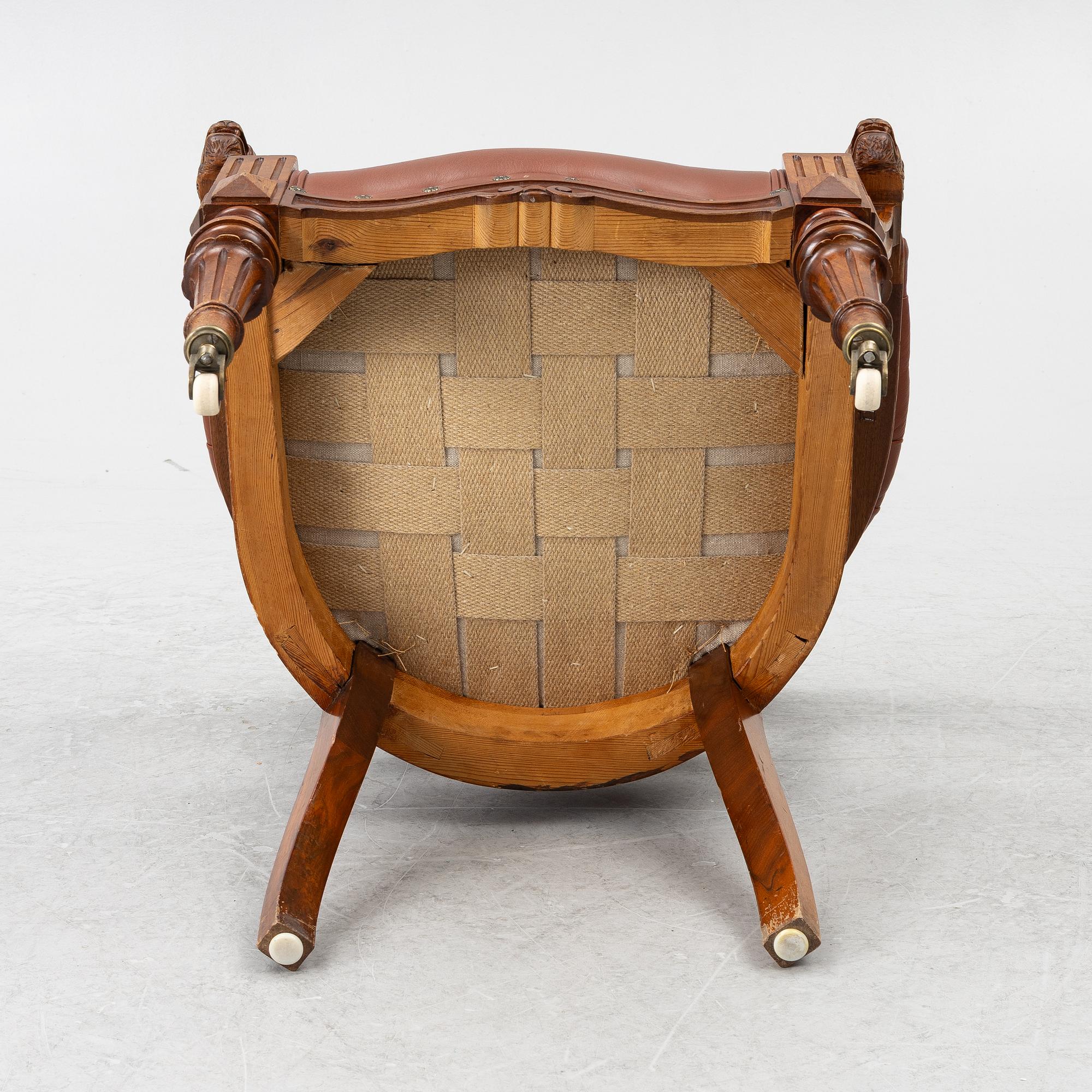 A Neo-renaissance  chair, late 19th century.