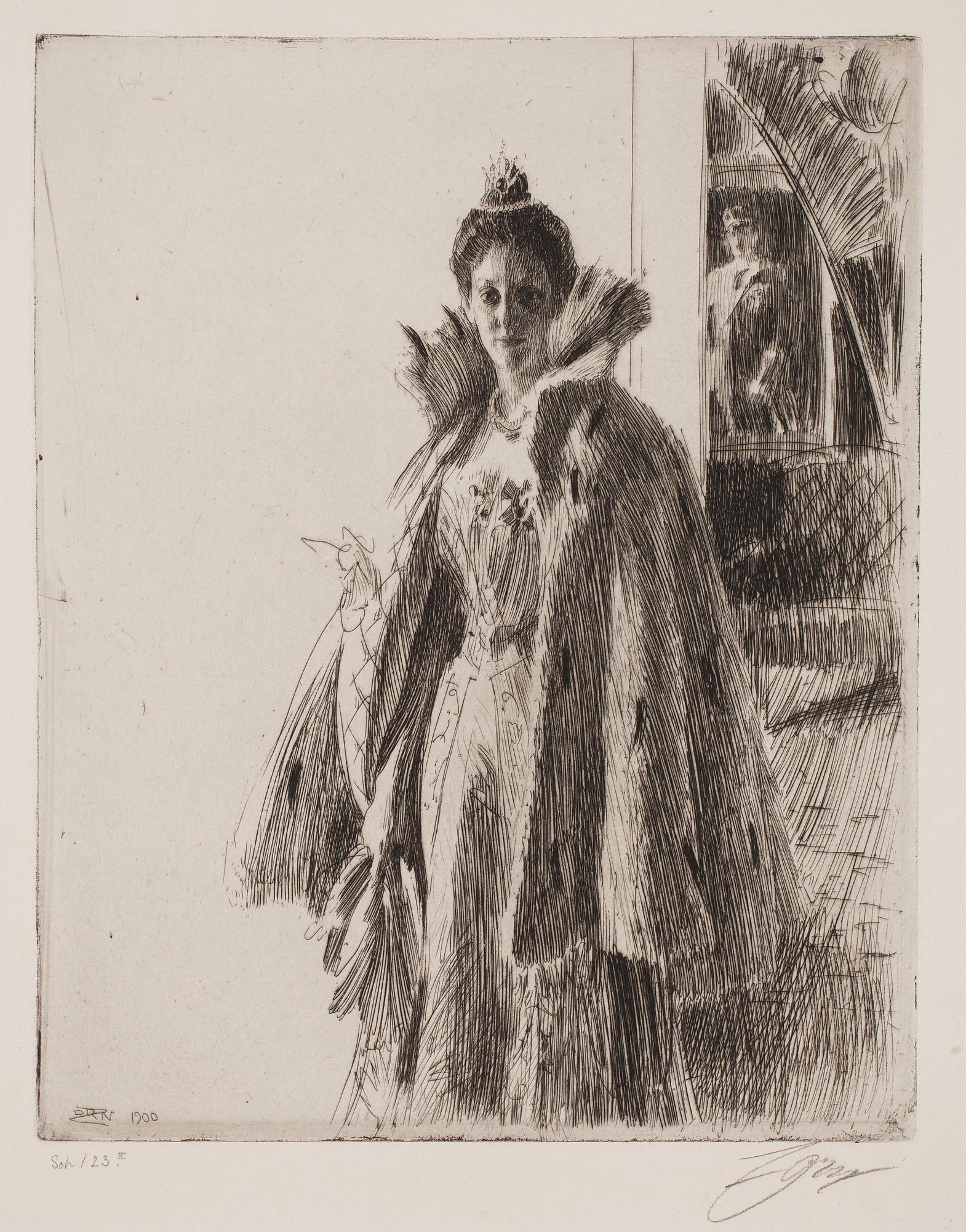 Anders Zorn, "Prinsessan Ingeborg I".