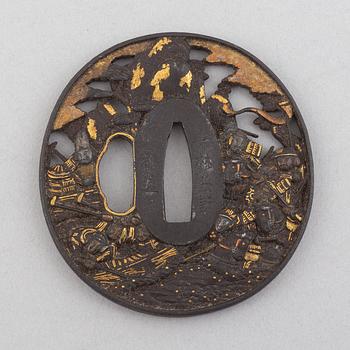 Tsuba, Japan, mei, Edo.