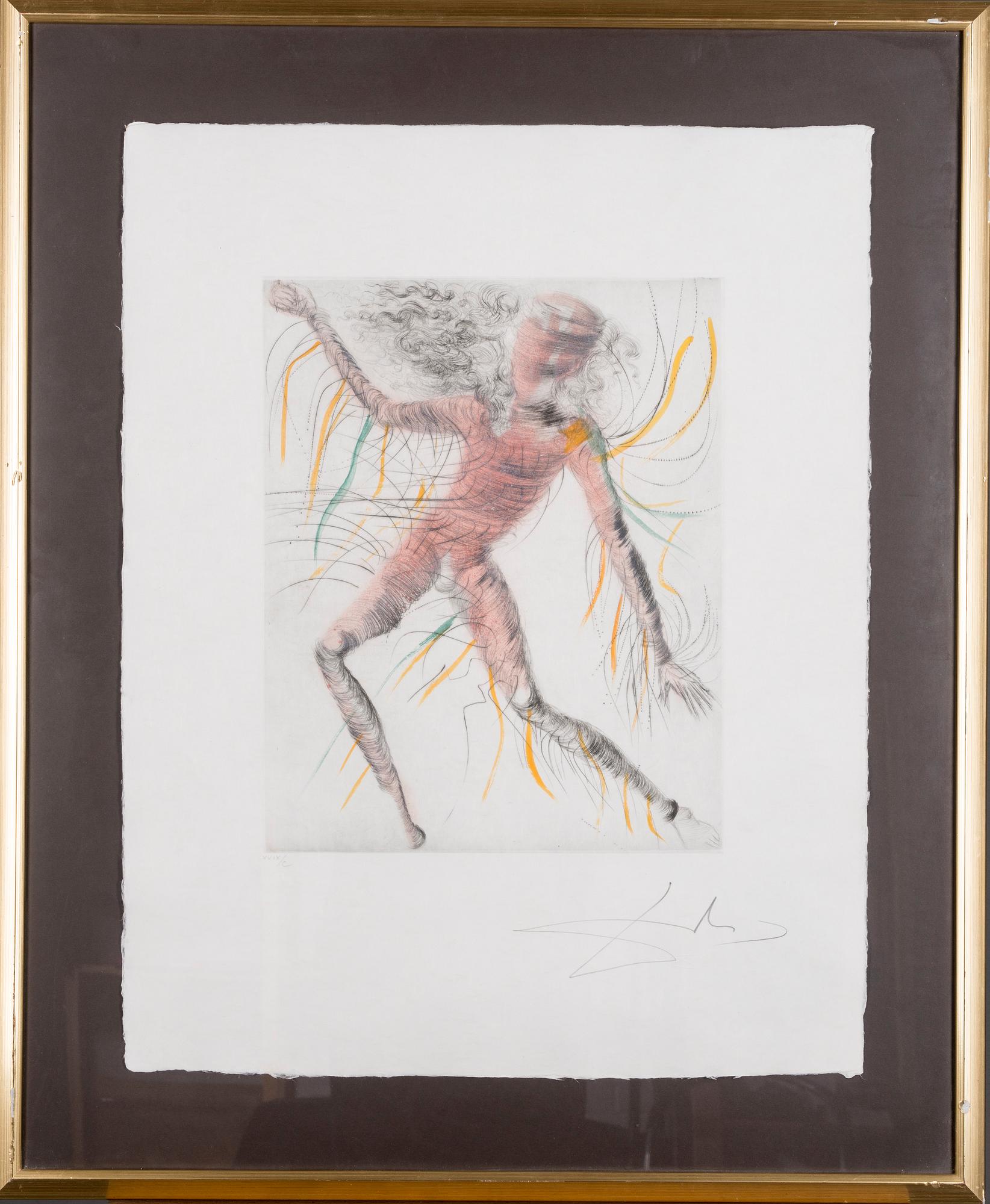 SALVADOR DALÍ, etsning, signerad och numrerad XXIX/C.