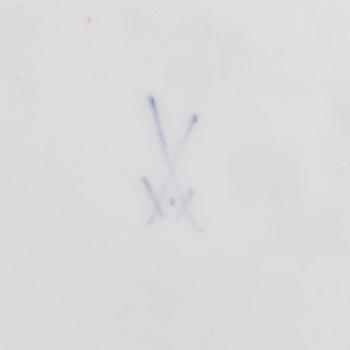 TALRIK, porslin, Meissen, Marcolini 1760-tal.