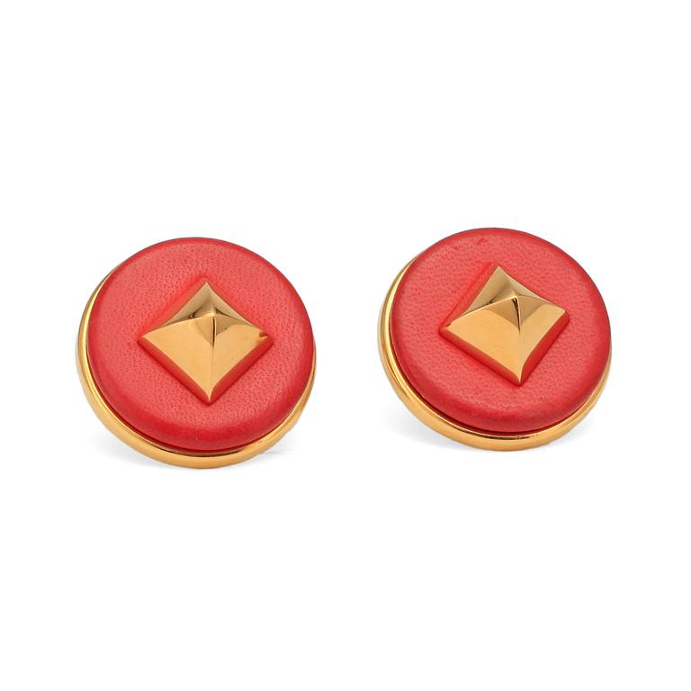 HERMÈS, a pair of earclips.