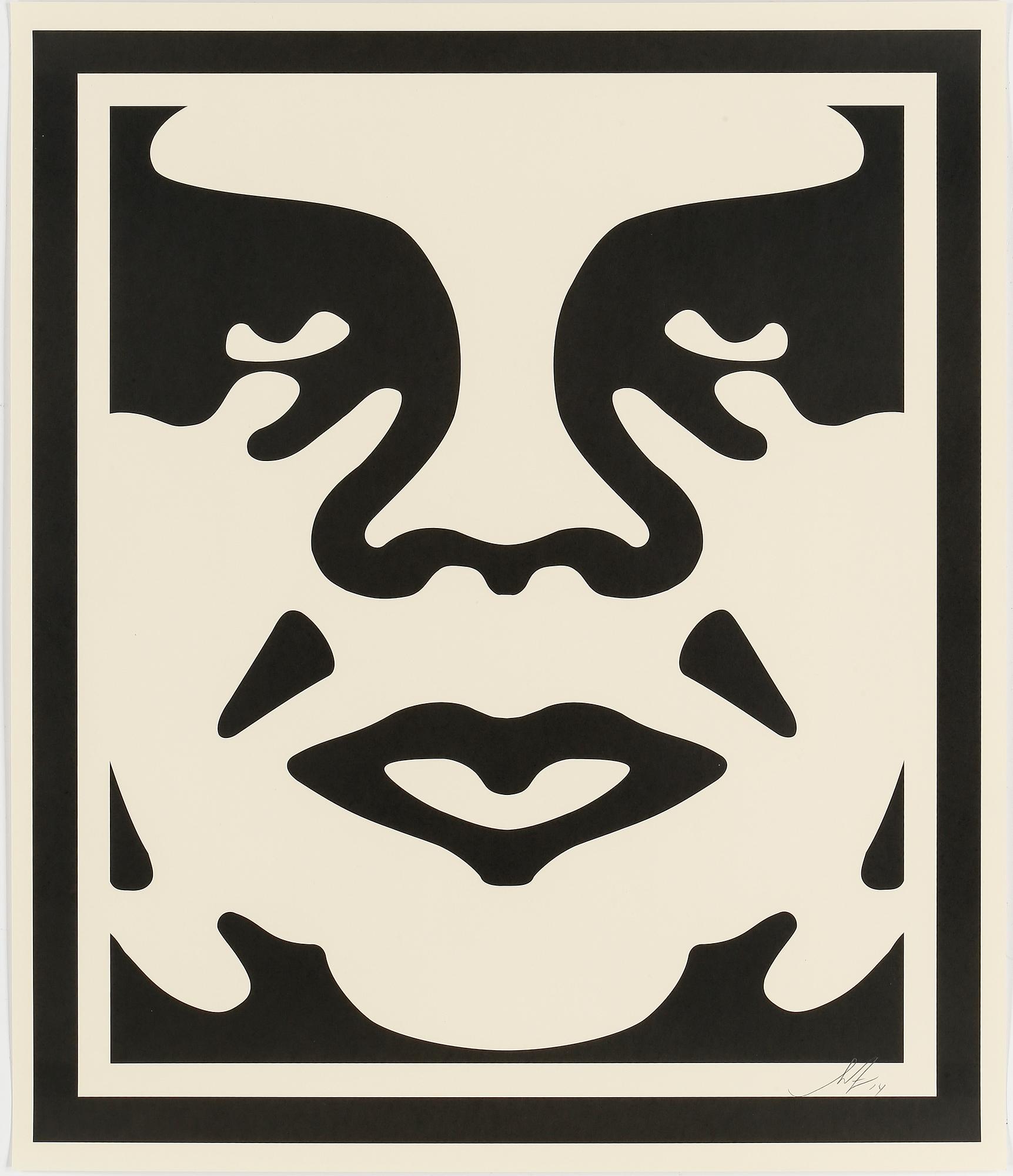 SHEPARD "OBEY" FAIREY, grafiska blad, 3 st, signerade och daterade -14.