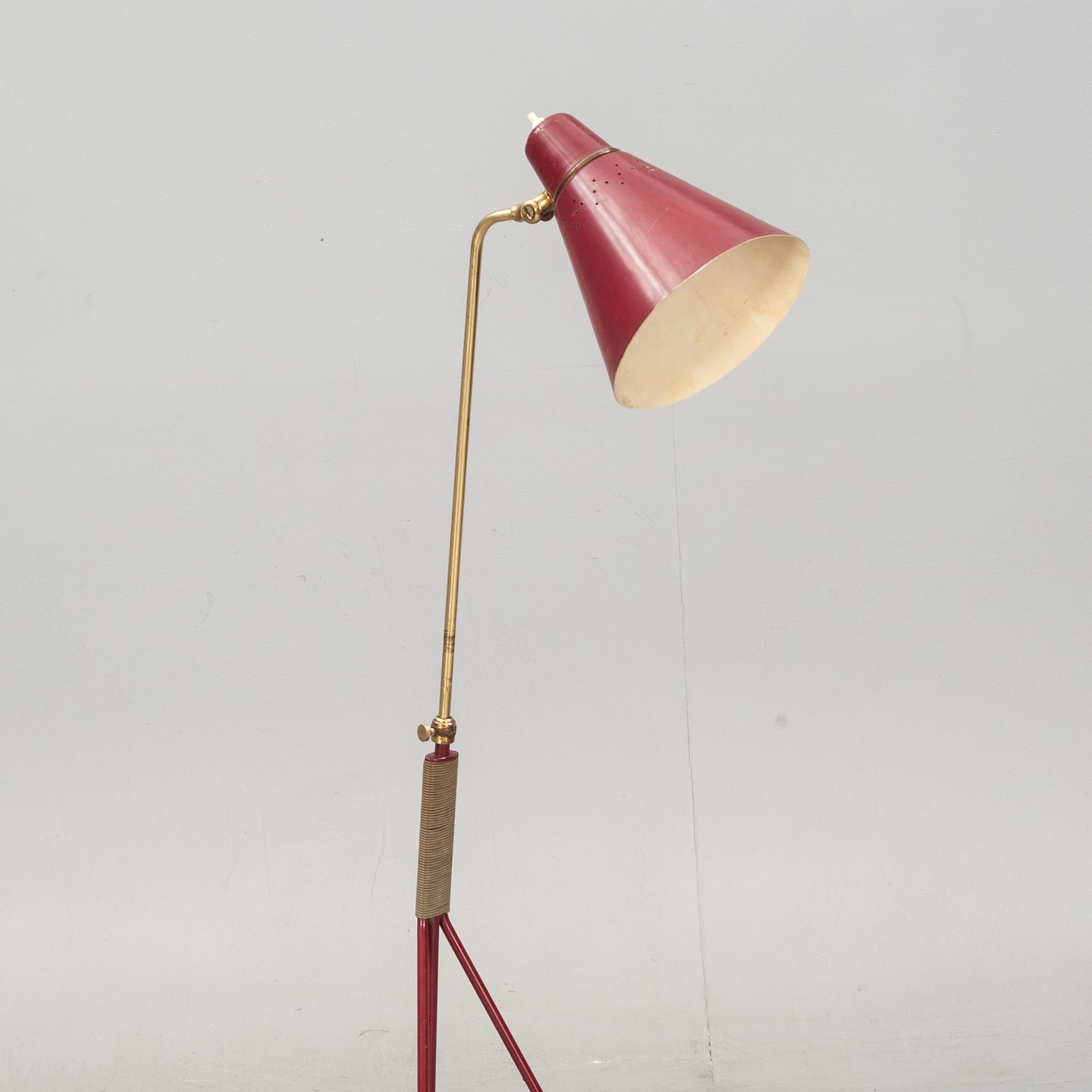 GOLVLAMPA, 1900-talets andra hälft.