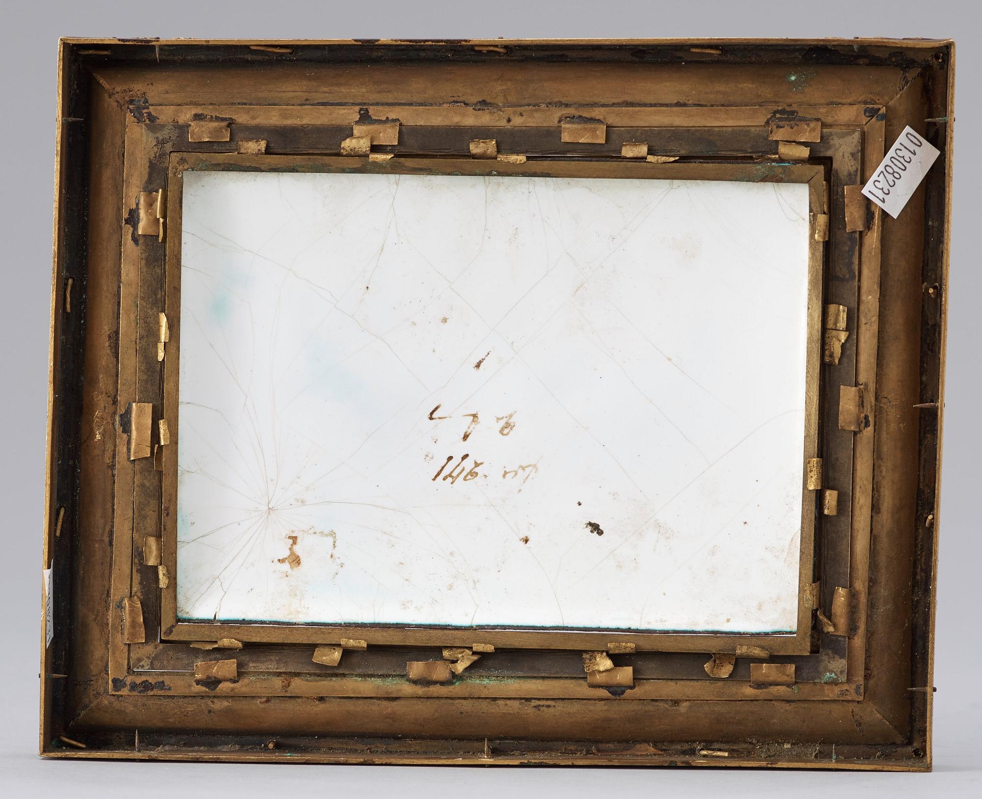 A presumably Dutch 18th century enamel.