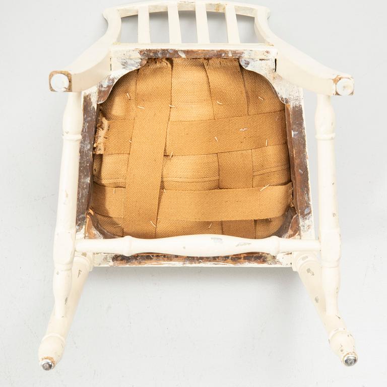 Four late Gustavian chairs, circa 1800.