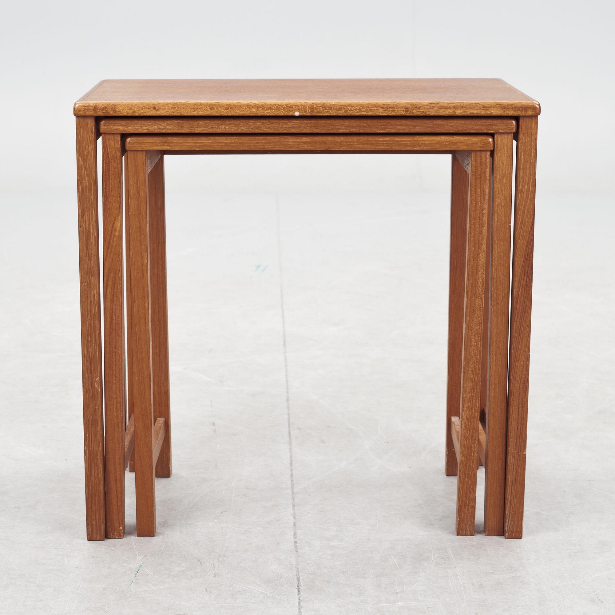 SATSBORD, 3 delar, 1950/60-tal.