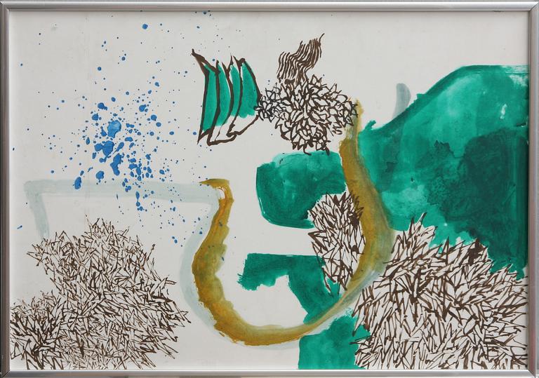 ULF TROTZIG, silkscreen på laminat, sign.