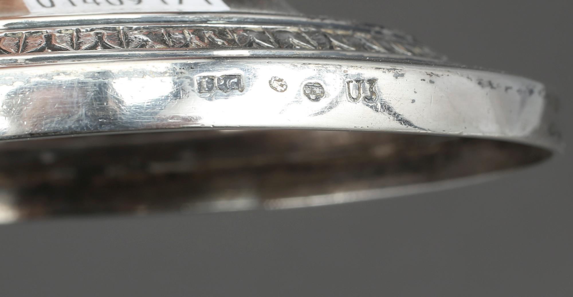 LJUSSTAKAR ETT PAR, silver, Johan Petter Grönvall, Stockholm 1826. Vikt ca 498 gram.