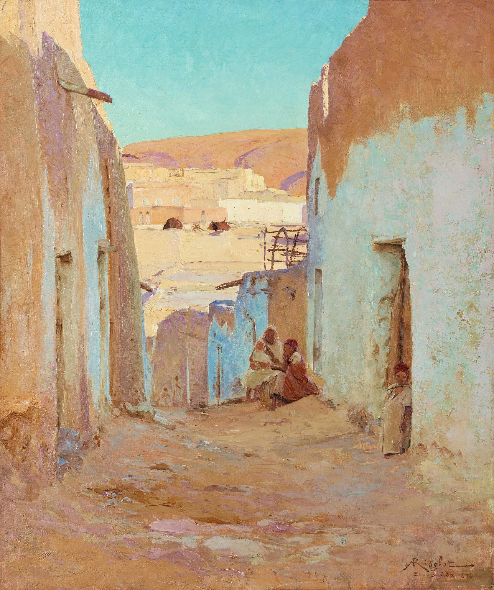 ALBERT GABRIEL RIGOLOT, olja på duk. Signerad och daterad 1896.