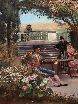 Hugo Birger, 'Spåkvinnan vid La Mesquita'  (The fortune teller at La Mesquita).