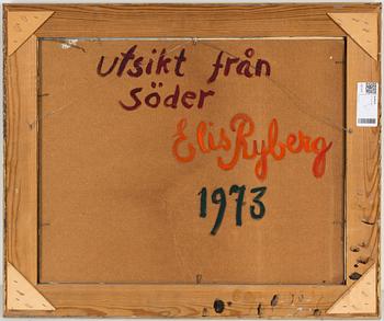 ELIS RYBERG, oil pn panel, signed. Dated 1973 verso.