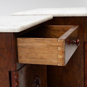 A pair early 20th century bedside tables.